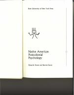 Native American Postcolonial Psychology