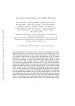 No massive black holes in the Milky Way halo
