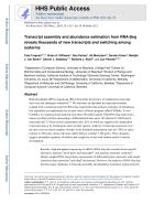 Transcript assembly and abundance estimation from RNA-Seq reveals thousands of new transcripts and switching among isoforms