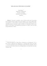 THE LAPLACIAN SPECTRUM OF GRAPHS