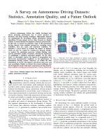 A Survey on Autonomous Driving Datasets: Statistics, Annotation Quality, and a Future Outlook