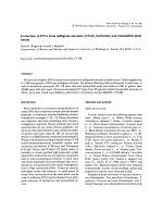 Extraction of DNA from milligram amounts of fresh, herbarium and mummified plant tissues