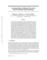 One-Step Effective Diffusion Network for Real-World Image Super-Resolution