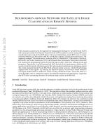 Kolmogorov-Arnold Network for Satellite Image Classification in Remote Sensing