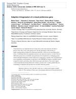 Adaptive introgression of a visual preference gene