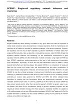 SCENIC: Single-cell regulatory network inference and clustering