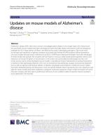 Updates on mouse models of Alzheimer’s disease
