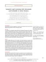 Intensive Lipid Lowering with Simvastatin and Ezetimibe in Aortic Stenosis