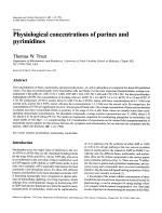 Physiological concentrations of purines and pyrimidines