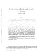 Effects of missing data in social networks