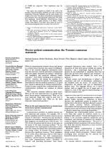 Doctor-patient communication: the Toronto consensus statement