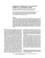 Lymphopenia in Interleukin (IL)-7 Gene-deleted Mice Identifies IL-7 as a Nonredundant Cytokine