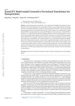 TransGPT: Multi-modal Generative Pre-trained Transformer for Transportation