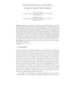 A Logic for Abstract State Machines