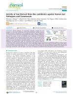Activity of Gut-Derived Nisin-like Lantibiotics against Human Gut Pathogens and Commensals