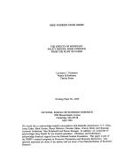 THE EFFECTS OF MONETARY POLICY SHOCKS: SOME EVIDENCE FROM THE FLOW OF FUNDS