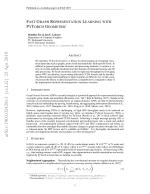 FAST GRAPH REPRESENTATION LEARNING WITH PYTORCH GEOMETRIC