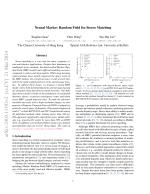 Neural Markov Random Field for Stereo Matching