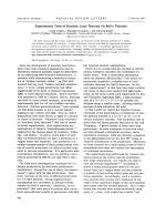 Experimental Tests of Realistic Local Theories via Bell's Theorem