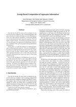 Gossip-Based Computation of Aggregate Information