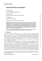 Sequential Monte Carlo samplers