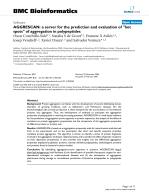 AGGRESCAN: a server for the prediction and evaluation of "hot spots" of aggregation in polypeptides