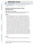 Biochemical and Biological Attributes of Matrix Metalloproteinases