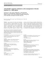 Asian-Pacific consensus statement on the management of chronic hepatitis B: a 2008 update
