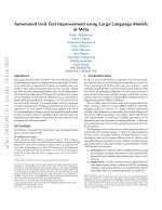 Automated Unit Test Improvement using Large Language Models at Meta