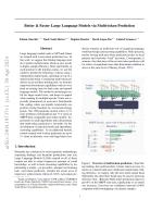 Better & Faster Large Language Models via Multi-token Prediction