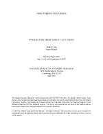 STOCK RETURN PREDICTABILITY: IS IT THERE?