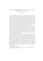 Review of Timothy Besley's Principled Agents?: The Political Economy of Good Government