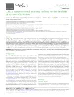 CAT: a computational anatomy toolbox for the analysis of structural MRI data