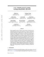 REBEL: Reinforcement Learning via Regressing Relative Rewards