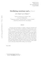Oscillating neutrinos and μ → e, γ