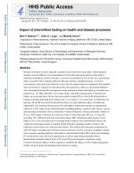Impact of intermittent fasting on health and disease processes