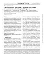 The SWISS-MODEL workspace: a web-based environment for protein structure homology modelling
