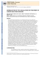 NORMALIZATION OF THE VASCULATURE FOR TREATMENT OF CANCER AND OTHER DISEASES