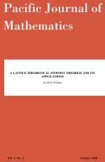 A Lattice-Theoretical Fixpoint Theorem and Its Applications