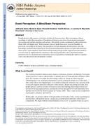 Event Perception: A Mind/Brain Perspective