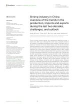 Shrimp industry in China: overview of the trends in the production, imports and exports during the last two decades, challenges, and outlook