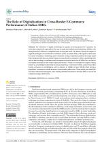 The Role of Digitalization in Cross-Border E-Commerce Performance of Italian SMEs