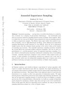Annealed Importance Sampling
