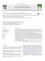 21st century climate change in the European Alps—A review