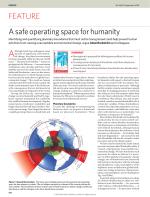 A safe operating space for humanity