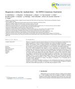Diagnostic criteria for malnutrition — An ESPEN Consensus Statement