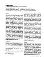 Hyperinsulinemia: A Link Between Hypertension, Obesity, and Glucose Intolerance