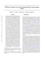 Self-Play Fine-Tuning Converts Weak Language Models to Strong Language Models