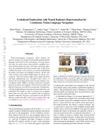 Lookahead Exploration with Neural Radiance Representation for Continuous Vision-Language Navigation