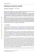 Multistep Consistency Models